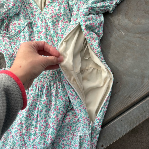 J Crew puff sleeve midi dress in floral | size 2 - Picture 11 of 11